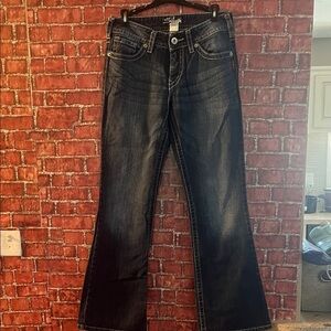 Silver Jeans Dark Indigo Flare Jeans 28x30  (rm81)